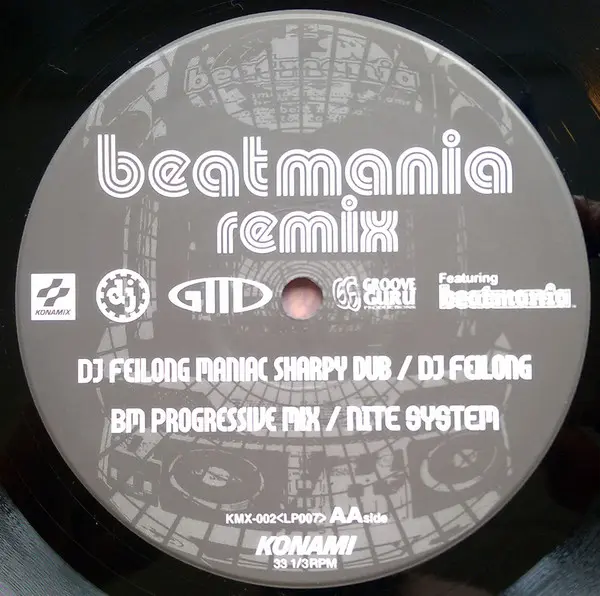 Various - Beatmania Remix, Electronic, Stage & Screen, Soundtrack, Video Game Music, 1998 - Konami, Japan, Vinyl 1x 12", 33 ⅓