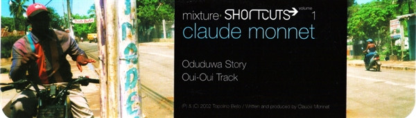 Claude Monnet - Mixture Shortcuts Volume 1, Electronic, House, 2002 - Mixture Stereophonic, France, Vinyl 1x 12", 33 ⅓ RPM