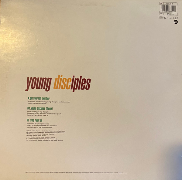 Young Disciples - Get Yourself Together, Electronic, Hip Hop, Acid Jazz, Jazzy Hip-Hop, 1991 - Talkin' Loud, UK, Vinyl 1x 12"