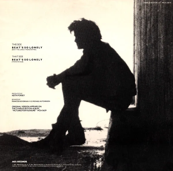 Album cover for Beat's So Lonely by Charlie Sexton