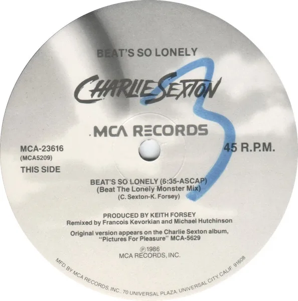 Album cover for Beat's So Lonely by Charlie Sexton