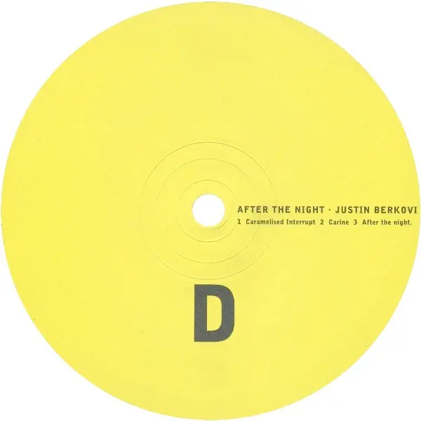 Justin Berkovi - After The Night, Electronic, Techno, 1999 - Force Inc. Music Works, Germany, Vinyl 2x LP, Album