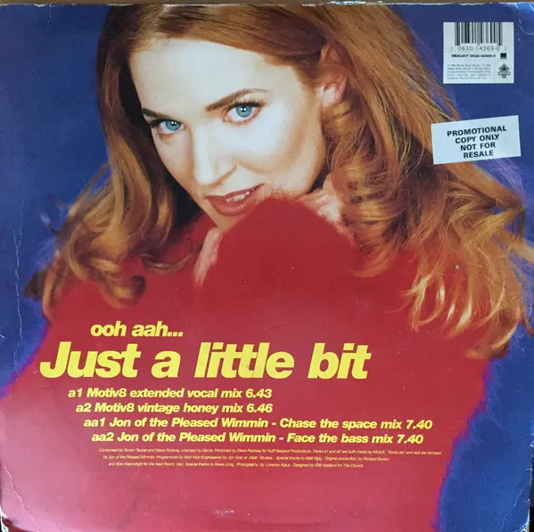 Album cover for Ooh Aah... Just A Little Bit by Gina G