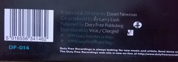 Durango 95 - Drum Decay / Eyes Wide Shut, Electronic, Progressive Trance, 2000 - Duty Free Recordings, UK, Vinyl 1x 12"