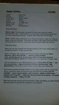 Album cover for Blown Angle / Vector by Basic Unit