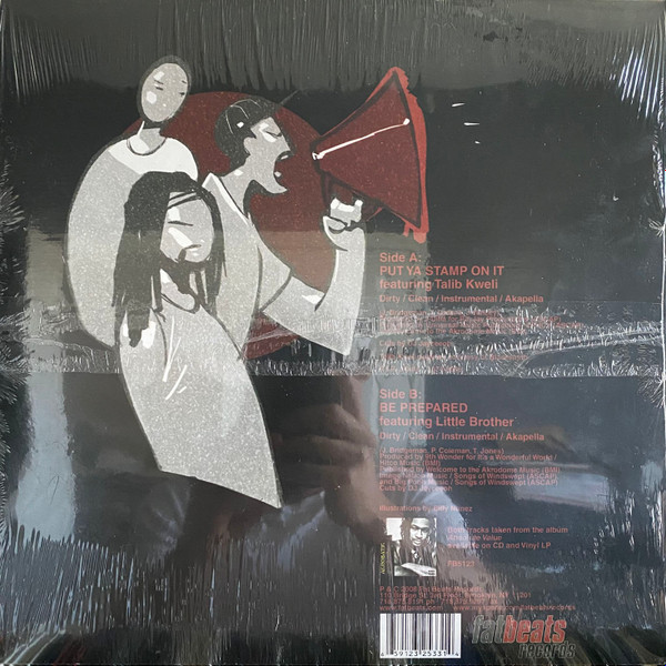 Akrobatik - Put Ya Stamp On It, Hip Hop, Conscious, 2008 - Fat Beats, US, Vinyl 1x 12", 33 ⅓ RPM