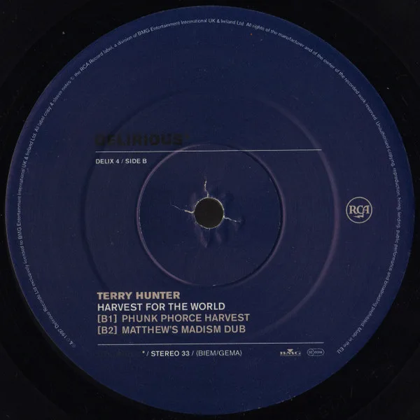 Album cover for Harvest For The World by Terry Hunter