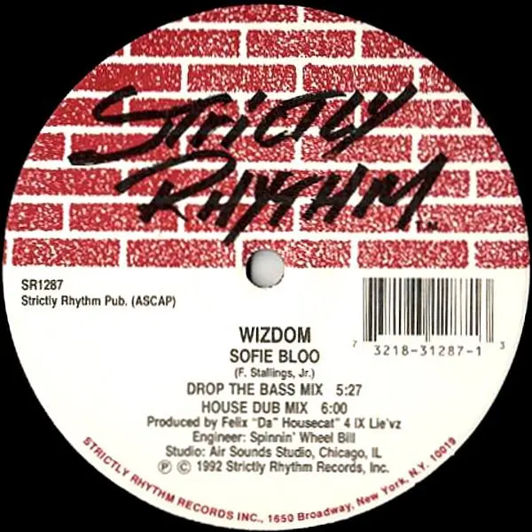 Wizdom - Watcha Want / Sofie Bloo, Electronic, House, 1992 - Strictly Rhythm, US, Vinyl 1x 12", 33 ⅓ RPM