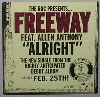 Album cover for Alright by Freeway Feat. Allen Anthony