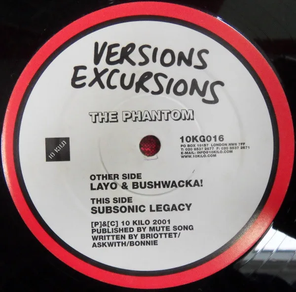 Album cover for The Phantom (Versions Excursions) by Renegade Soundwave