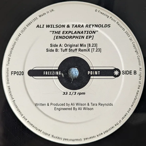 Album cover for The Explanation [Endorphin EP] by Ali Wilson & Tara Reynolds