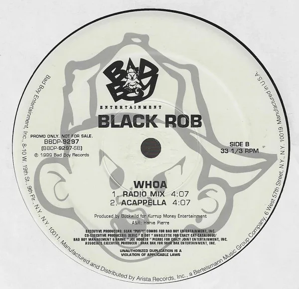 Album cover for Whoa! by Black Rob