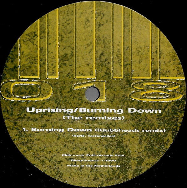 Silvio Ecomo / D-Tune (3) - Uprising/Burning Down (The Remixes), Electronic, Hard House, House, 1999 - 2-Play, Netherlands, V