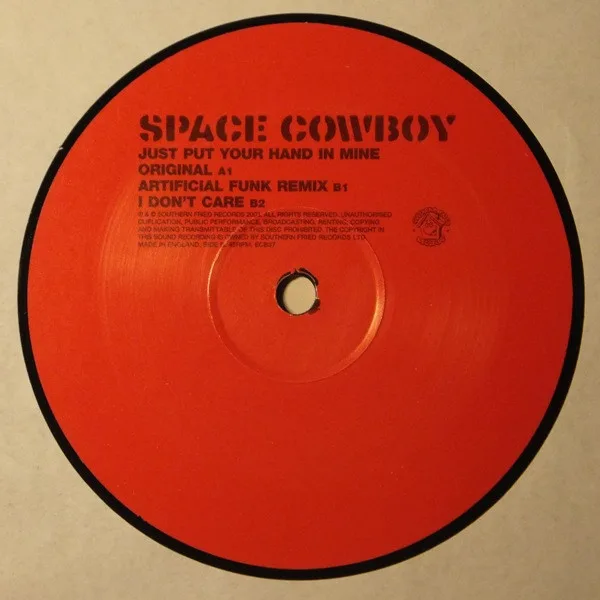 Album cover for Just Put Your Hand In Mine by Space Cowboy