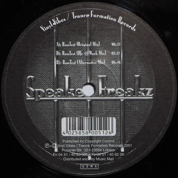 Album cover for Bass Test by SpeakerFreakz