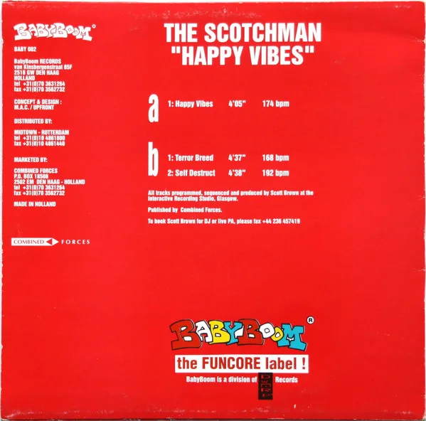 Album cover for Happy Vibes by Scotchman, The