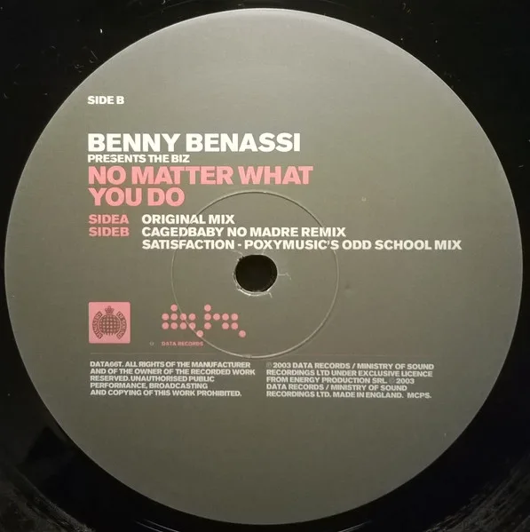 Album cover for No Matter What You Do by Benny Benassi Presents Biz (5), The