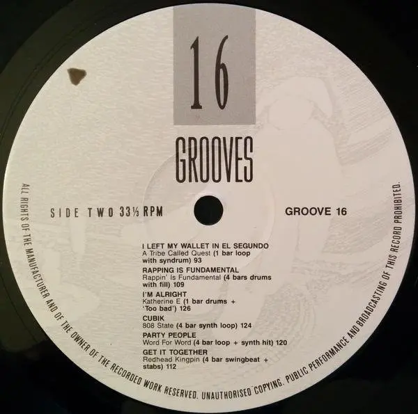 Various - The Grooves 16, Electronic, Hip Hop, Breaks, Hip Hop, Hip-House, House, Synth-pop, DMC, UK, Vinyl 1x LP