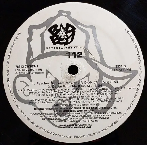 Album cover for Peaches & Cream / Dance With Me by 112