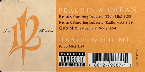 Album cover for Peaches & Cream / Dance With Me by 112