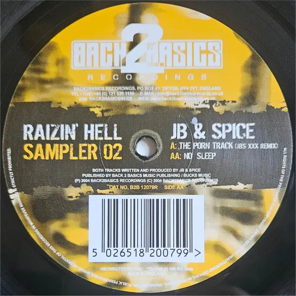 Album cover for Raizin' Hell LP Sampler - Part 2 by JB & Spice