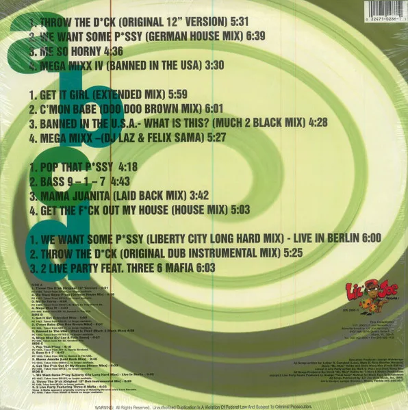 Album cover for The Essential DJ 12" Inch And Mega Mixes by 2 Live Crew, The