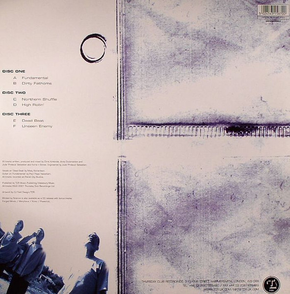 Koma & Bones - Blinded By Science, Electronic, Breaks, 2001 - Thursday Club Recordings (TCR), UK, Vinyl 3x 12", Album, 45 RPM