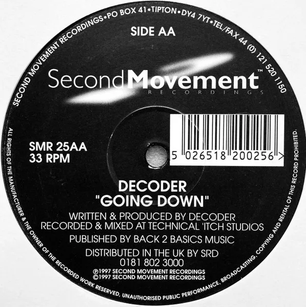 Album cover for Elements (Technical 'Itch Remix) / Going Down by Decoder