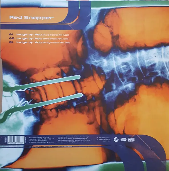 Red Snapper - Image Of You, Electronic, Downtempo, Trip Hop, 1998 - Warp Records, UK, Vinyl 1x 12", 33 ⅓ RPM, 45 RPM