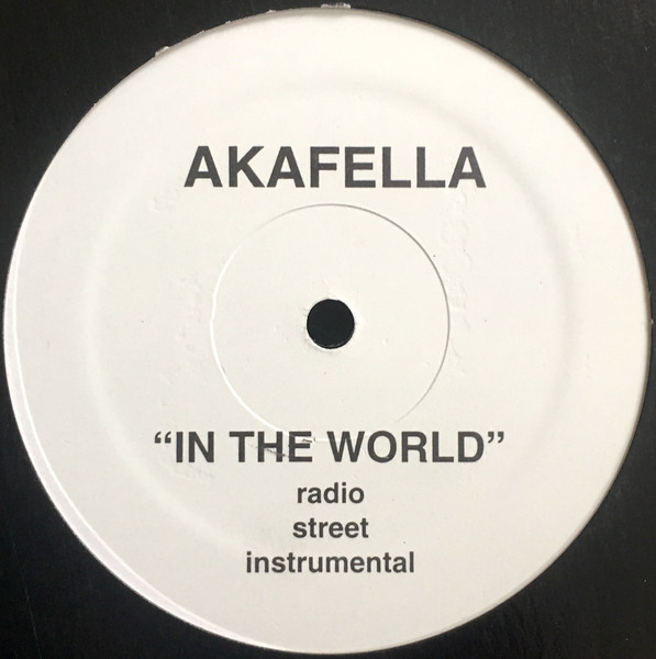Akinyele - In Your Mouth / In The World, Hip Hop, Hardcore Hip-Hop, 1996 - Stress Entertainment, US, Vinyl 1x 12", 33 ⅓ RPM, 