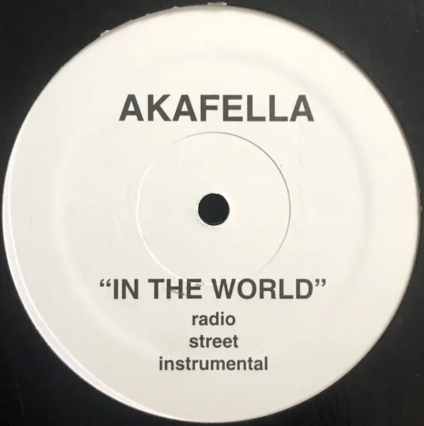 Akinyele - In Your Mouth / In The World, Hip Hop, Hardcore Hip-Hop, 1996 - Stress Entertainment, US, Vinyl 1x 12", 33 ⅓ RPM, 