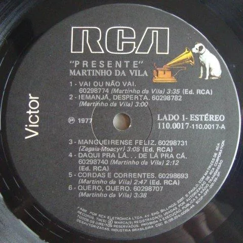 Album cover for Presente by Martinho Da Vila