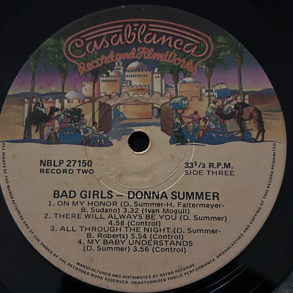 Album cover for Bad Girls by Donna Summer