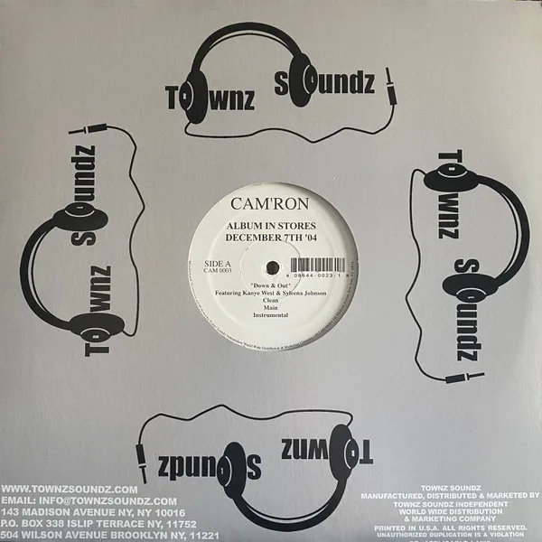 Album cover for Down & Out by Cam'ron