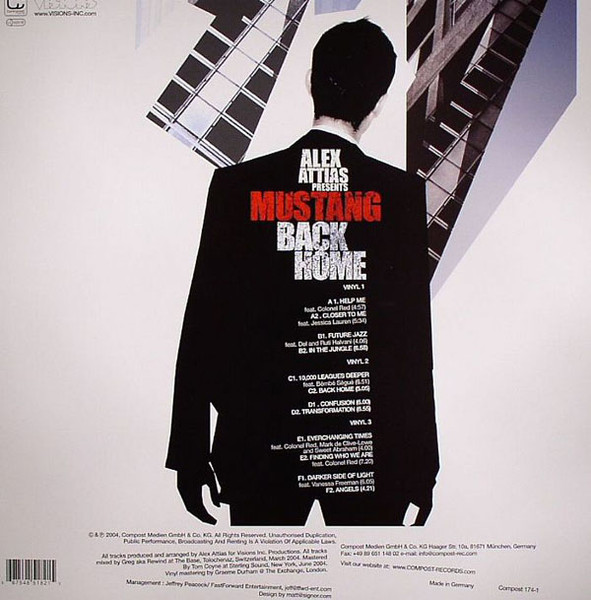 Alex Attias Presents Mustang - Back Home, Electronic, Funk / Soul, Jazz, Broken Beat, Future Jazz, 2004 - Compost Records, Ge