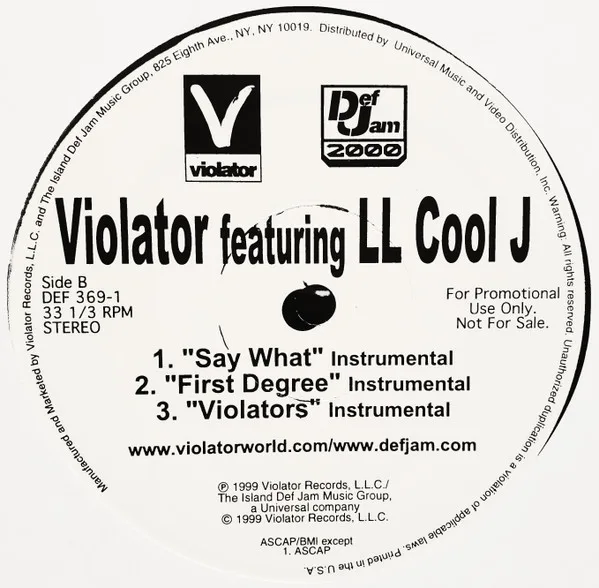 Album cover for Say What / First Degree / Violators by Violator (3)