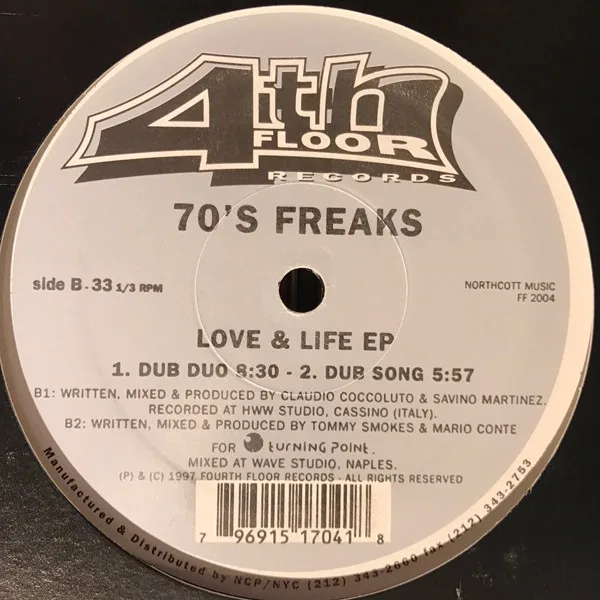 Album cover for Love & Life EP by 70's Freaks