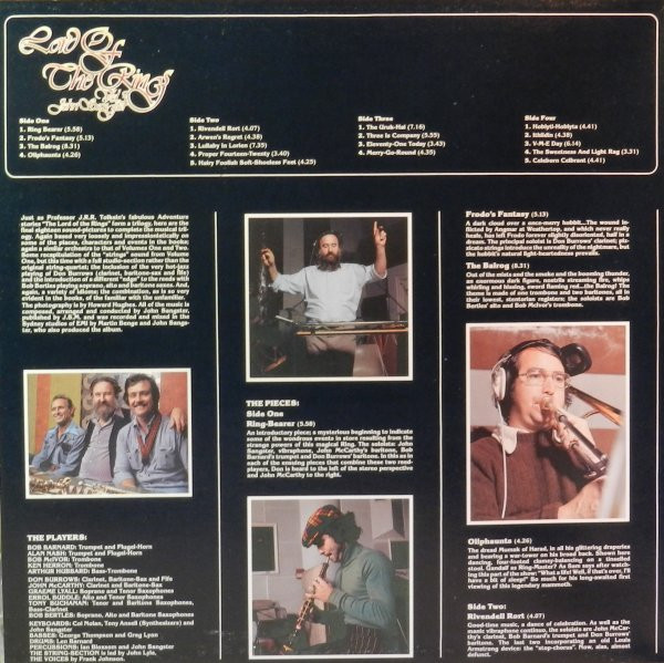 John Sangster - Lord Of The Rings  Vol 3, Jazz, Contemporary Jazz, Smooth Jazz, 1977 - EMI, Australia, Vinyl 2x LP, Album