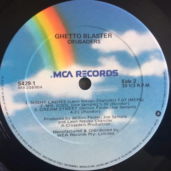 Album cover for Ghetto Blaster by Crusaders, The