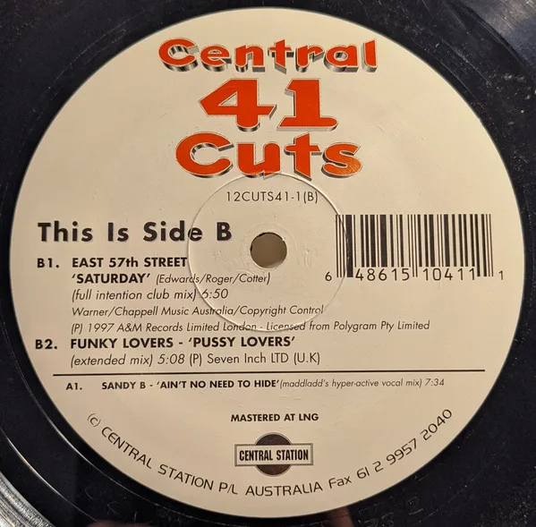 Album cover for Central Cuts 41 by Various