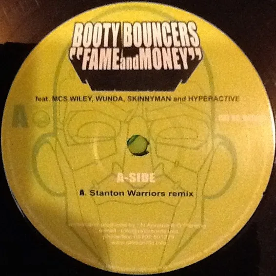 Album cover for Fame And Money by Booty Bouncers, The
