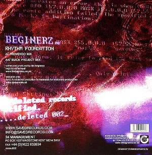 Album cover for Rhythm Foundation by Beginerz, The