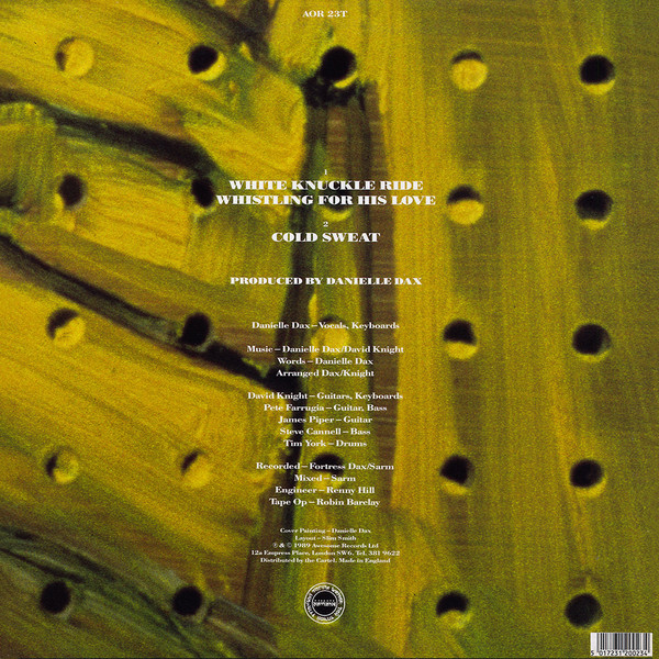 Danielle Dax - White Knuckle Ride - 1989 - Alternative Rock - Awesome Records (2) - Vinyl 1x 12", 45 RPM