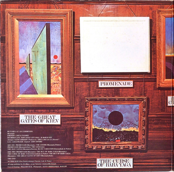 Emerson, Lake & Palmer - Pictures At An Exhibition, Rock, Classic Rock, Prog Rock, 1972 - Atlantic, Japan, Vinyl 1x LP, Album