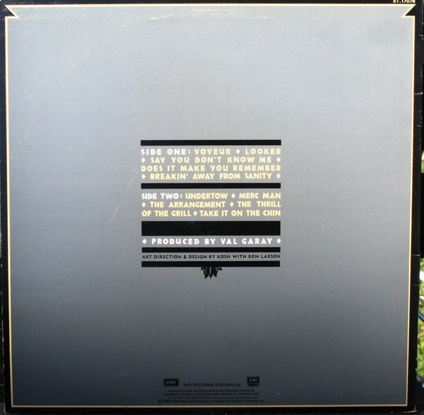 Kim Carnes - Voyeur - 1982 - Pop Rock - EMI America - Vinyl 1x LP, Album