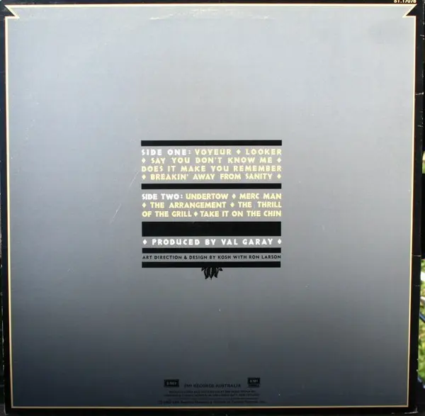 Kim Carnes - Voyeur - 1982 - Pop Rock - EMI America - Vinyl 1x LP, Album