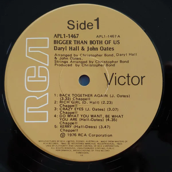 Album cover for Bigger Than Both Of Us by Daryl Hall & John Oates