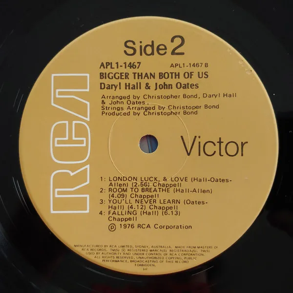 Album cover for Bigger Than Both Of Us by Daryl Hall & John Oates