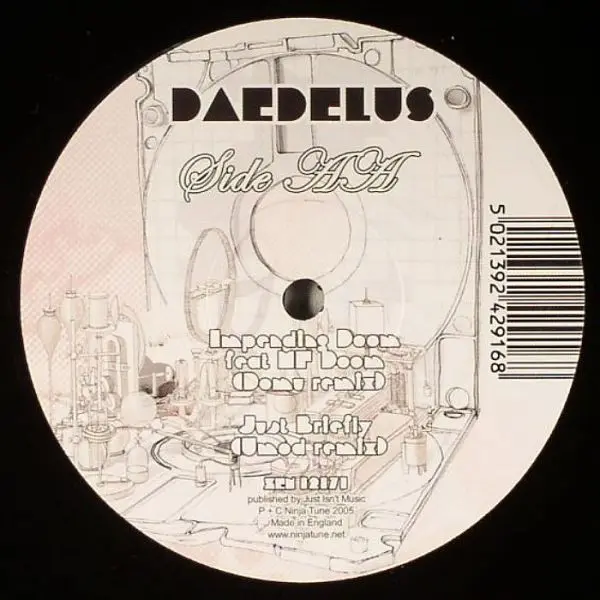 Daedelus - Impending Doom / Just Briefly, Electronic, Hip Hop, Breaks, Broken Beat, Hip Hop, 2005 - Ninja Tune, UK, Vinyl 1x