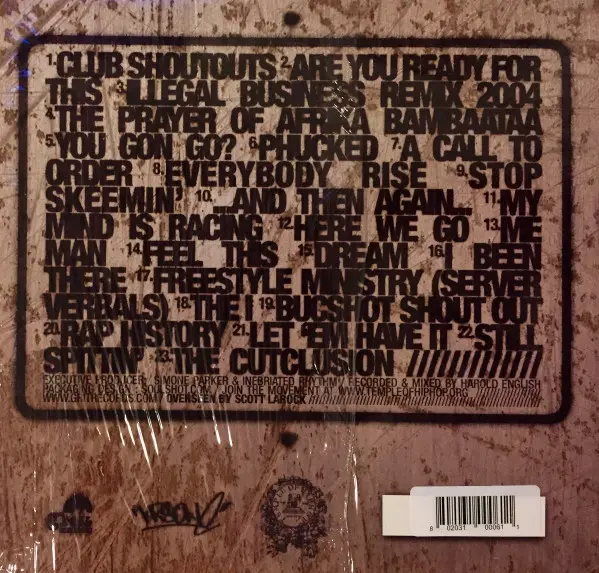 KRS-One - Keep Right, Hip Hop, Conscious, 2004 - Grit Records, US, Vinyl 2x LP, Album